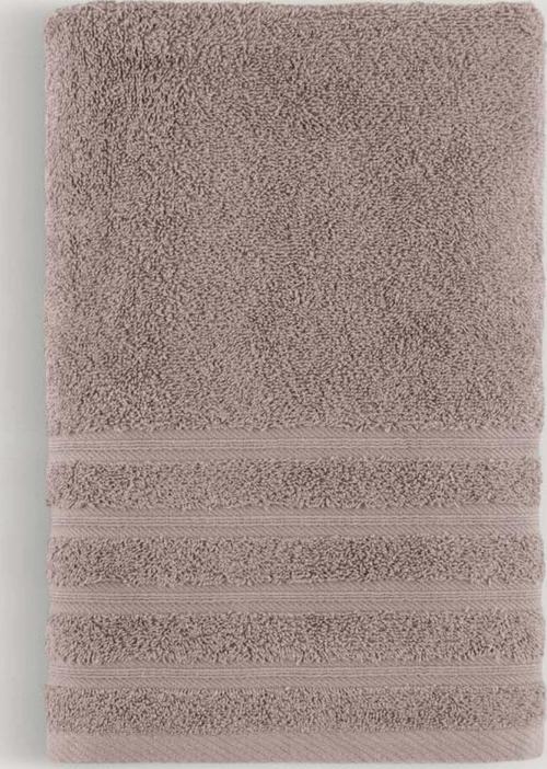 Pure Bukle Bordürlü Havlu Kahverengı 70X140