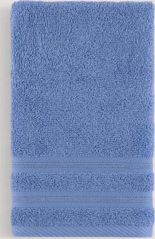 Pure Bukle Bordürlü Havlu Koyu Mavı 90X150