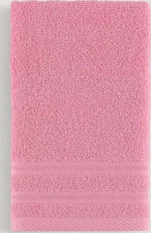 Pure Bukle Bordürlü Havlu Koyu Pembe 30X50