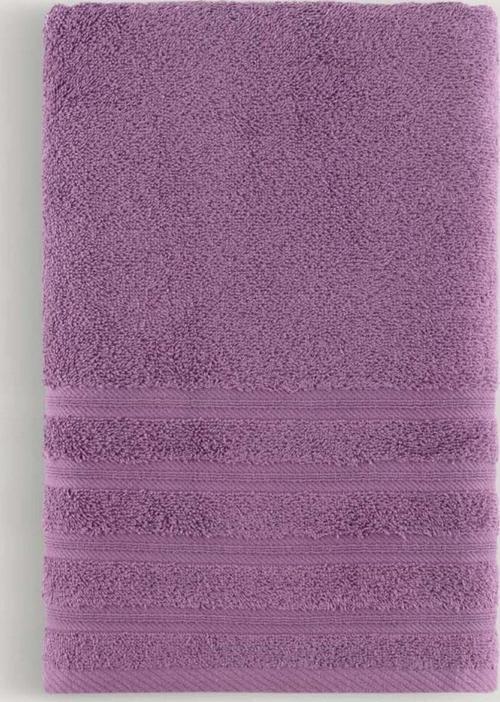 Pure Bukle Bordürlü Havlu Mürdüm 70X140