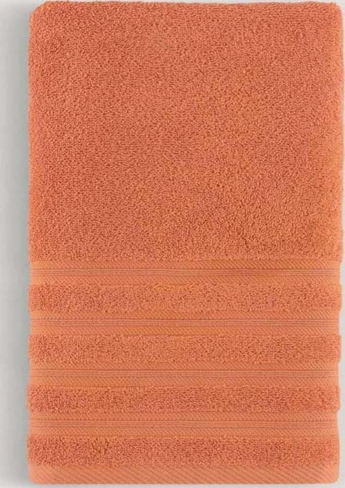 Pure Bukle Bordürlü Havlu Oranj 70X140