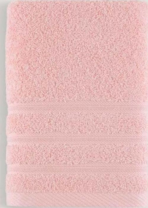 Pure Bukle Bordürlü Havlu Pembe 50X90