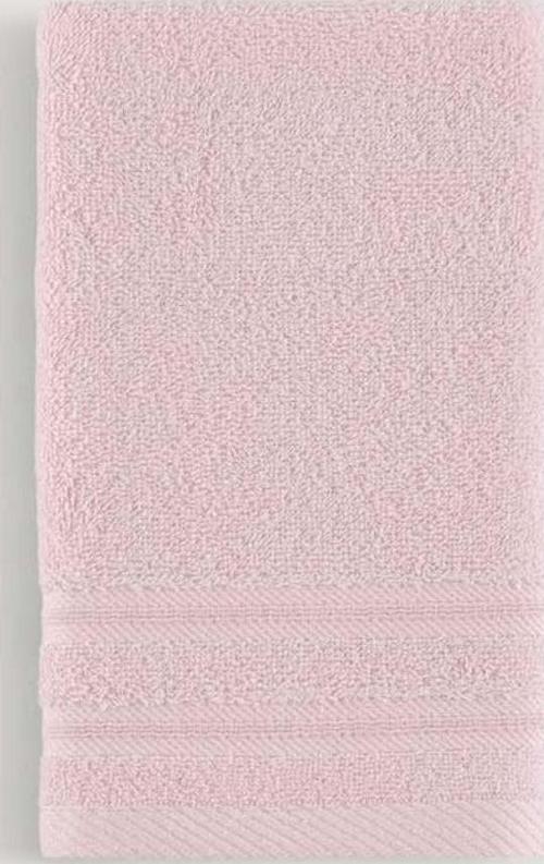 Pure Bukle Bordürlü Havlu Pudra 30X50