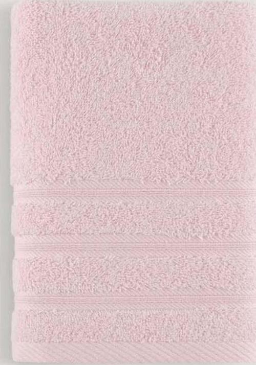 Pure Bukle Bordürlü Havlu Pudra 50X90