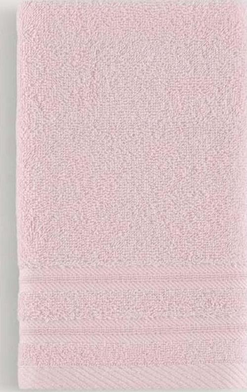 Pure Bukle Bordürlü Havlu Pudra 90X150