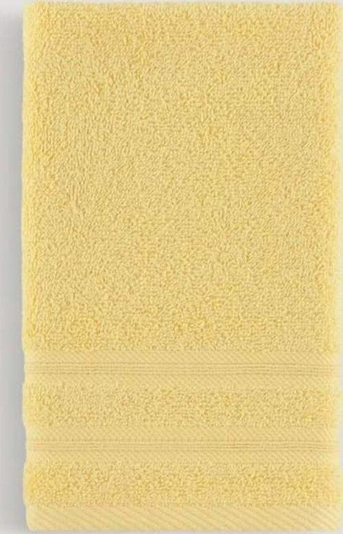 Pure Bukle Bordürlü Havlu Sarı 30X50