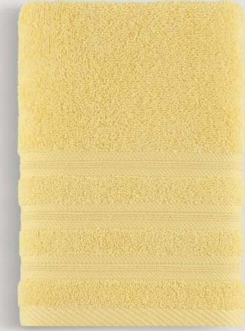 Pure Bukle Bordürlü Havlu Sarı 50X90