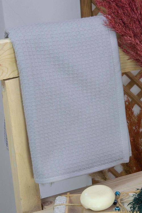 Waffle Pıke Bukle Havlu Grı 50X70