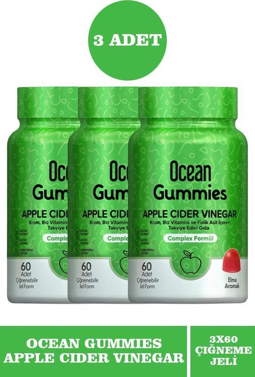 Gummies Apple Cider Vinegar 60 Çiğneme Form 3 Adet
