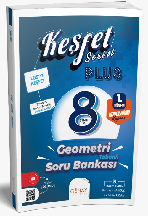 Keşfet Plus 8. Sınıf Geometri Tabanlı Soru Bankası (1. Dönem)