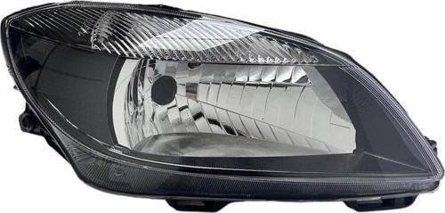 Skoda Fabia Sağ Siyah Far Lambası 2009-2012