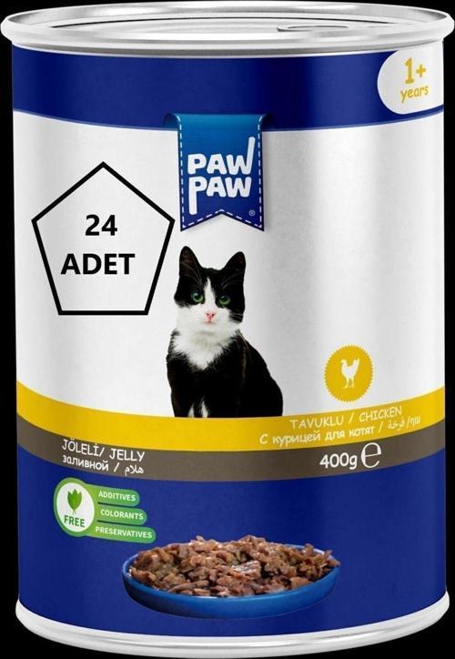 (Klassmama)Joleli Tavuklu Yetişkin Kedi Konserve 400Gr 24'Lü