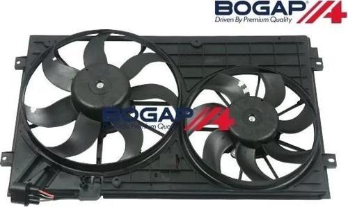 1K0959455EAKIT Fan Motorları & Dual Çerçeve 200W+150W - Beetle-Caddy-Fabıa-Golf-Jetta-Octavıa-Passat