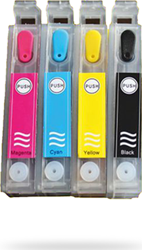 (DOLU) EPSON 1291-1294 UYUMLU OTO RESET ÇİPLİ Kolay Dolan Kartuşlar- (OTO RESET ÇİPSETLİ- B42/ BX305