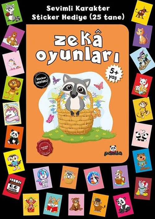 Zeka Oyunları - Stickerlı 5+ Yaş