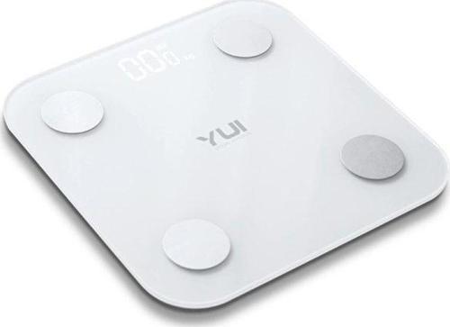 Kb11 Akıllı Yağ Ölçer Fonksiyonel Bluetooth Tartı Baskül Beyaz