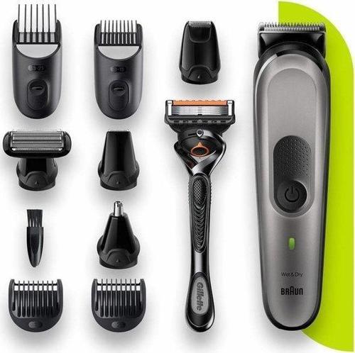 MGK7320 10 in 1 Erkek Bakım Kiti Siyah/Gümüş
