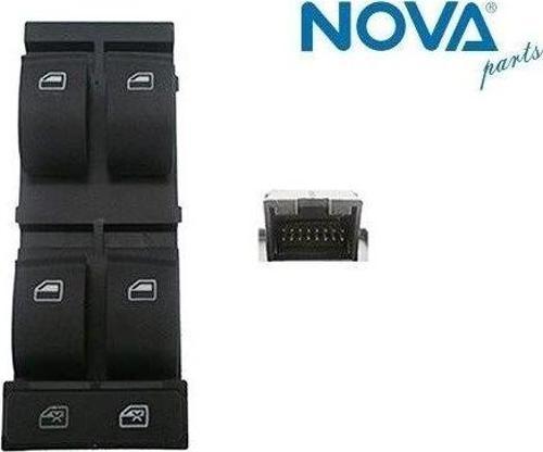 4B0959851B Cam Açma Anahtarı 4'lü - Audı A3 1997-2003 - A6 1998-2005 - A6 Allroad 2000-2005 - A6 Qua