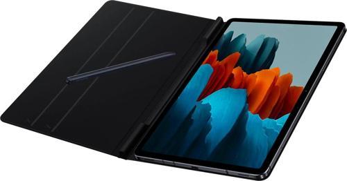Galaxy Tab S7 Antimikrobiyal Kaplamalı Kapaklı Kılıf Siyah