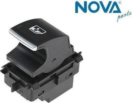 5G0959855H Cam Açma Anahtarı Tekli Krom - Golf-7-Arteon-Passat-Touran-Troc-Crafter