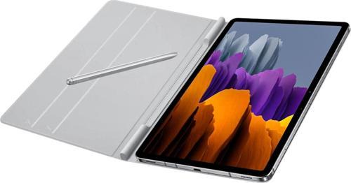 Galaxy Tab S8 5G Antimikrobiyal Kaplamalı Kapaklı Kılıf Uzay Gri (Samsung Türkiye Garantili)