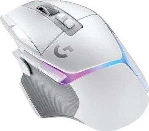 G G502 X Plus Kablosuz Hero 25K Sensörlü RGB Aydınlatmalı Oyuncu Mouse - Beyaz