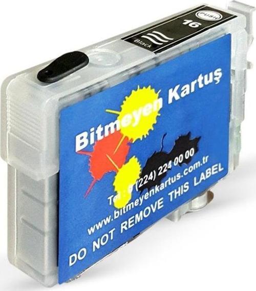 EPSON 16XL T1631-1634 UYUMLU SİYAH Kolay Dolan Kartuş (DOLU) - WF-2010W/ WF-2510WF/ WF-2520NF/ WF-25