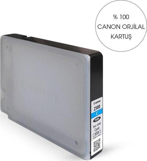 Orijinal CANON PGI 2500 MAVİ KARTUŞ - Maxify IB 4050/ MB 5050 / MB5350