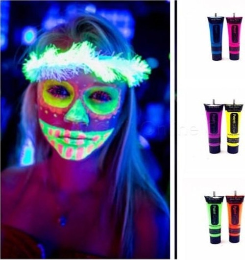 Glow Stick Boya Fosforlu Krem Boya 12 Adet