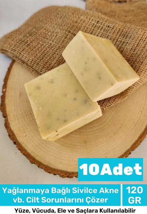Lüks %100 Doğal Güzel Kokulu El Yüz Saç Vücut Cilt Orijinal Bitkisel Sidr Sabunu 120G - 10 Adet