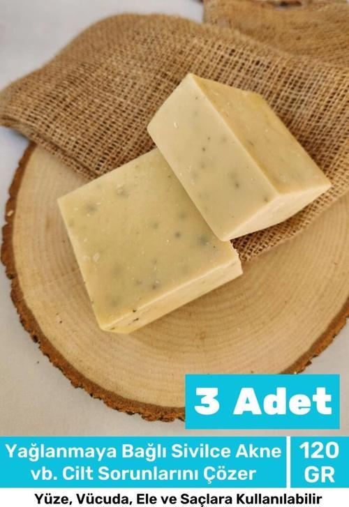 Lüks %100 Doğal Güzel Kokulu El Yüz Saç Vücut Cilt Orijinal Bitkisel Sidr Sabunu 120G - 3 Adet