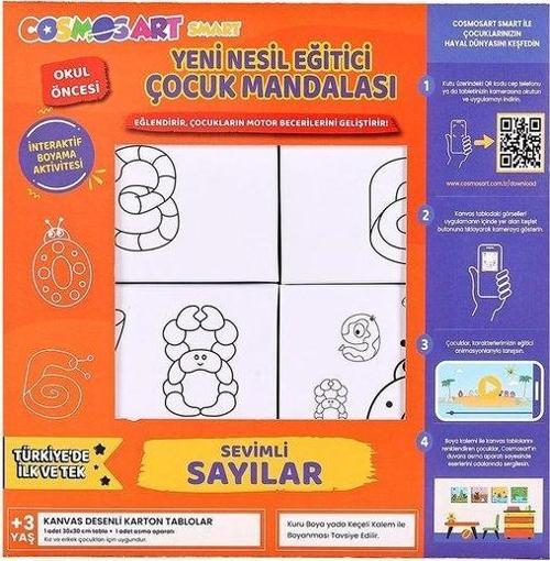 Smart Yeni Kutu Kalemsiz Sevimli Sayılar 15 x 15