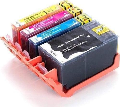 4 ADET HP 920XL UYUMLU KARTUŞLAR - HP 6000/ 7000n/ 6500/ 6500A/ 7500A