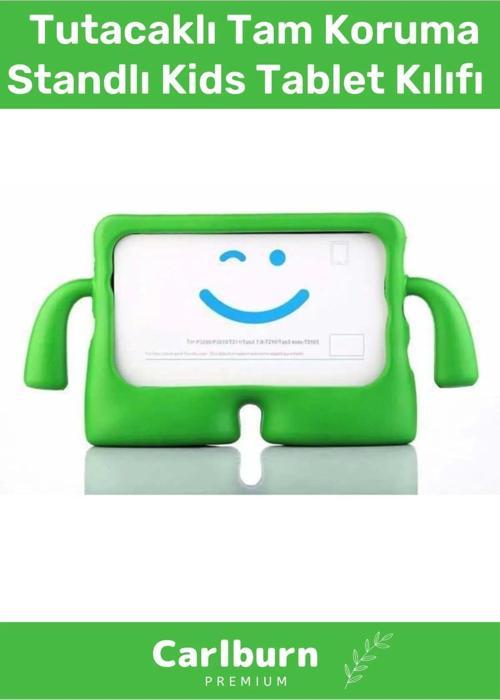 Özel Üretim Apple Samsung Uyumlu 11 Inç Yumuşak Dokulu Tutacaklı Tam Koruma Standlı Kids