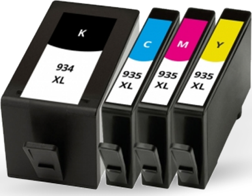 4 ADET HP 934/935XL UYUMLU KARTUŞLAR - Hp Officejet Pro 6830/6820/6220 Uyumlu