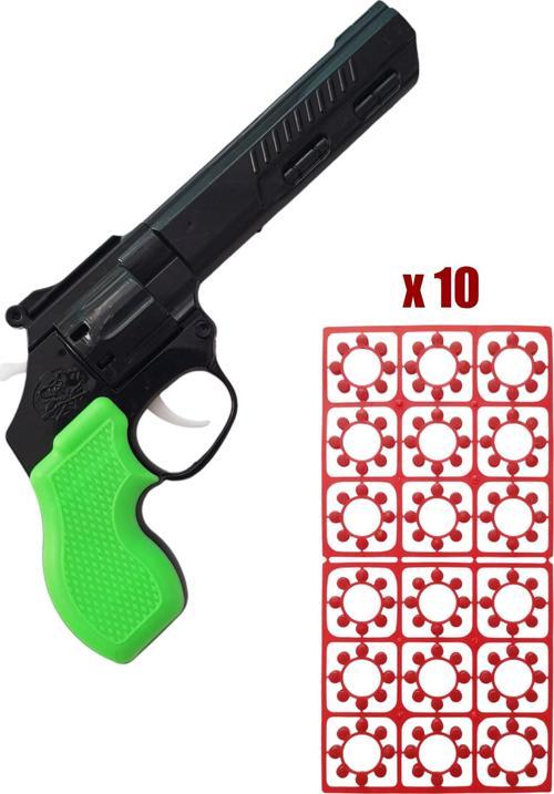 Pat Pat Kapsül Tabanca 10 Paket Kapsül 1440 Adet Mantar Yeşil
