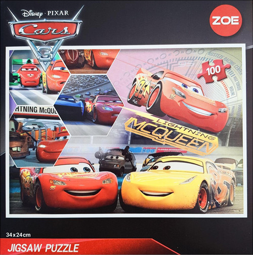 Çocuk Yapboz 100 Parça Arabalar Puzzle