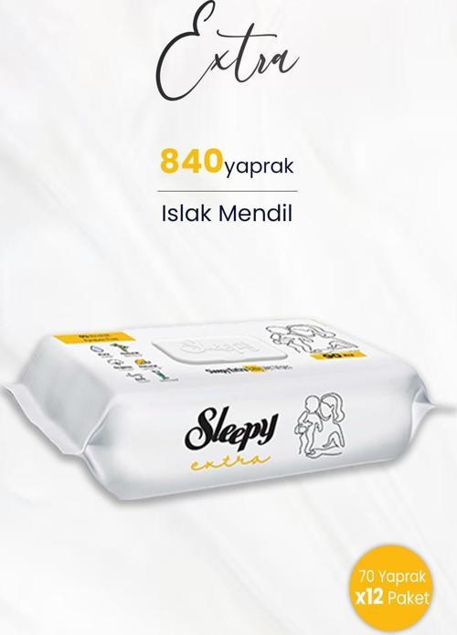 Extra Islak Mendil 70 Adet x 12 (840 yaprak)