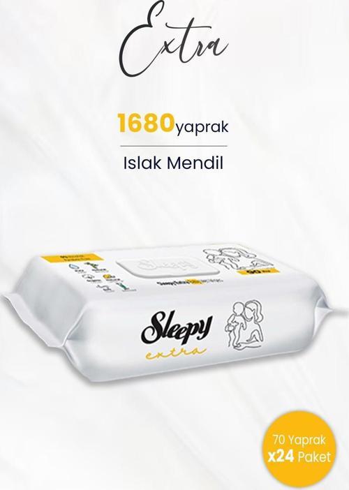 Extra Islak Mendil 70 Adet x 24 (1680 yaprak)