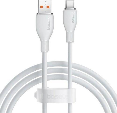 Pudding Hızlı Şarj Özellikli USB Type-C 100W Kablo 1.2m. Beyaz