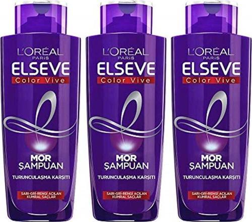 3'lü Turunculaşma Karşıtı Mor Şampuan 200 Ml Seti