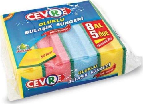 Sünger 8li Oluklu