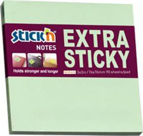Hopax Stıckn Yapışkanlı Not Kağıdı Extra 90 Yaprak 76x76 Mm Pastel Yeşil