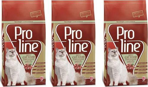 Pro Line Kuzulu Yetişkin Kedi Kuru Maması 1,5 Kg 3 Adet