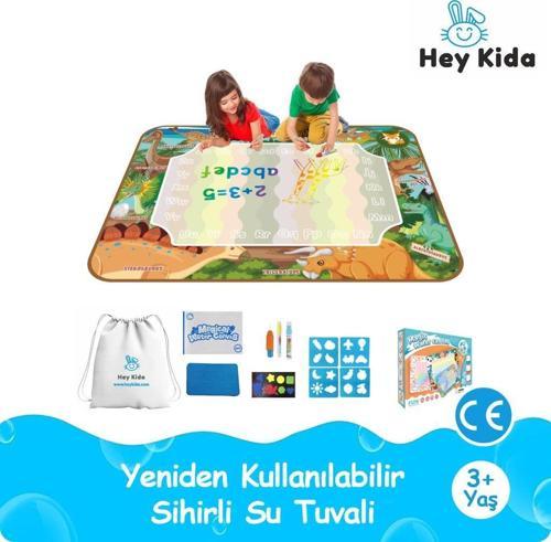 Dinozor Sihirli Su Çizim Matı 80*60 cm