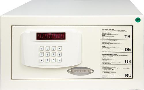 Otel Odası Standart Para Kasası KREM Lifetech