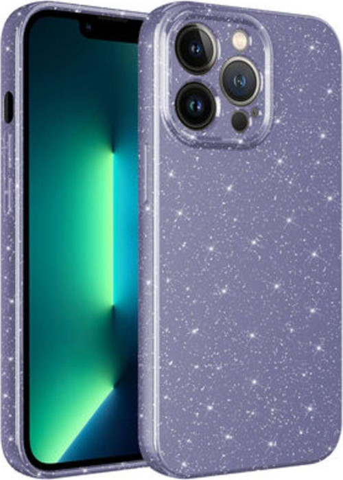 İphone 12 Pro Kılıf Kamera Korumalı Simli Lüks Koton Kapak