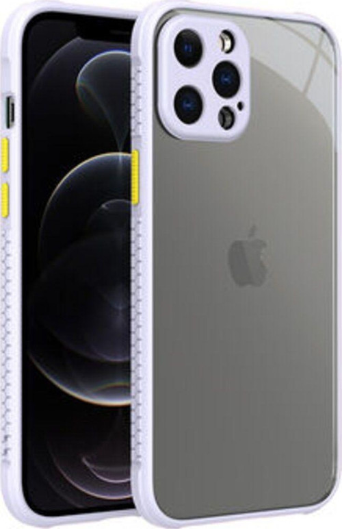 İphone 12 Pro Max Kamera Korumalı Ve Şık Tasarımlı Kaff Premium Sert Silikon Kılıf