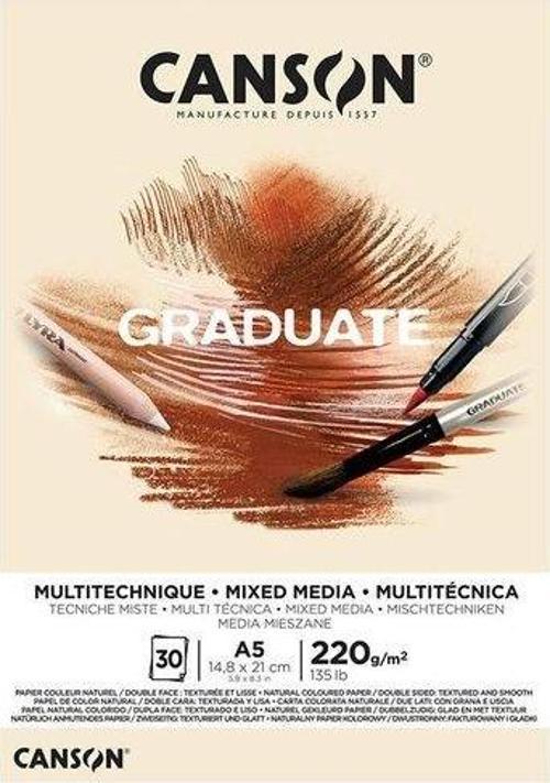 Graduate Mıxmedıa Defter Natural 30 Sayfa A5 220G 400110367