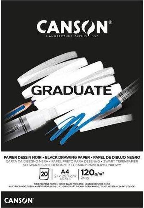 Graduate Siyah Defter 20 Sayfa A4 120G 400110386